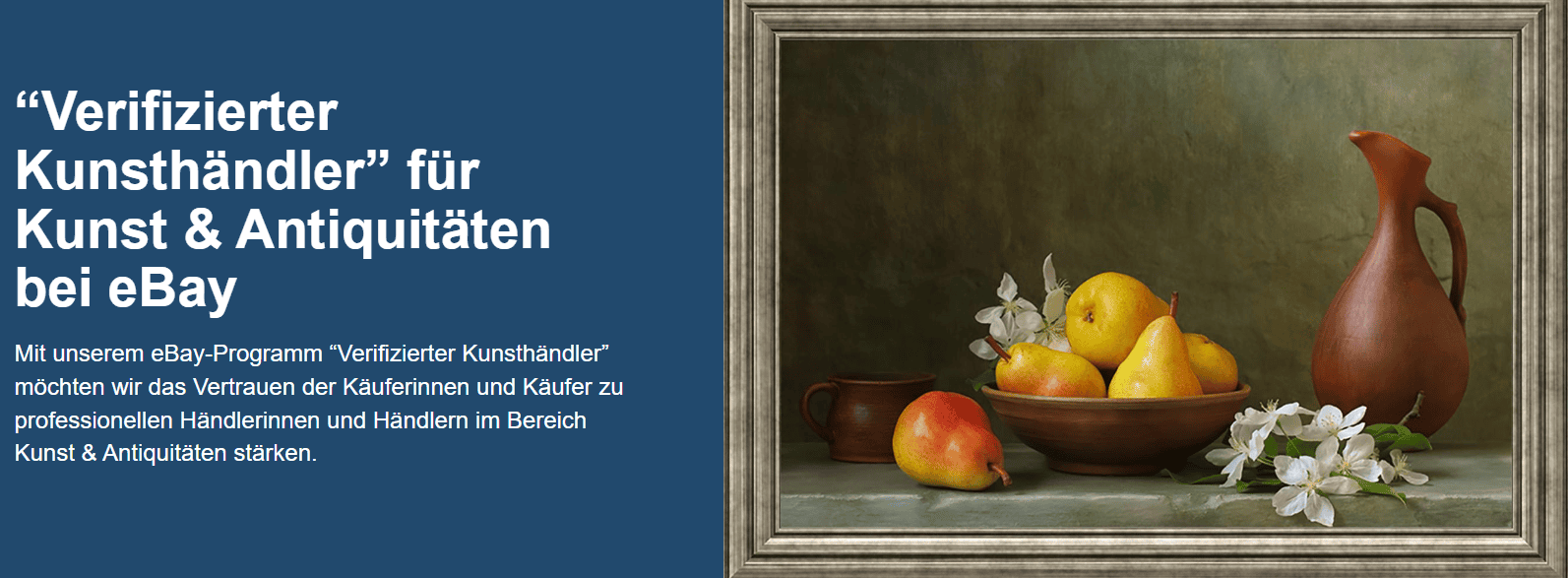 Verifizierter Kunsthändler: Neues Programm bei eBay
